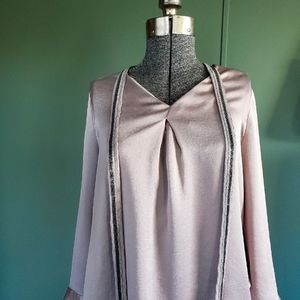 Chicos Satin womens Throwover